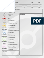 PTA3 Character Sheets