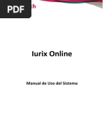 Manual de Usuario IURIX Online