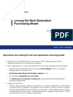 Driving The Next Generation Purchasing Model: Discussion Document