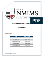 Business Plan Report: Versemble