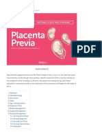 Placenta Previa Nursing Care Plan and Management