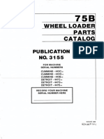 Clark 75B Wheel Loader 443C 443D 443e 447C 447D 447e Book 3155