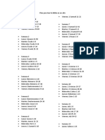 Plan para Leer La Biblia en 6 Meses