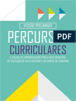 Percursos Curriculares 26novembro VersaoPreliminar para As Escolas