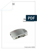 User's Manual: Video Converter