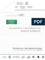 Diagnóstico y Tratamiento de La Rinitis Alérgica (2017)