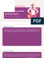 Gas Laws Exercises