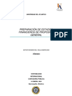 Cuestionario Preparación de Estados Financieros de Proposito General