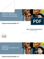 Instructor Materials Chapter 8: Becoming A Cybersecurity Specialist