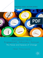 (Non-Governmental Public Action) Helen Yanacopulos (Auth.) - International NGO Engagement, Advocacy, Activism - The Faces and Spaces of Change-Palgrave Macmillan UK (2015)