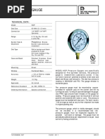 Hd115 - Pressur Gauge