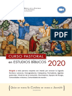 Curso Pastoral en Estudios Bíblicos 2020