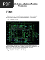 AutoCAD Seleção e Edição de Desenhos Complexos