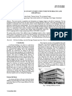 Pushover Analysis of Soft Storey Structure With Bracing and Shearwall