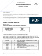 Rma Pe - 0023 (2004.03) FR - Reference Matiere Approuvee - Equipement Intérieur