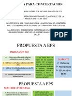 Propuesta para Concertacion de Glosas Con Eps