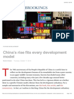 Brookings - China's Rise Fits Every Development Model