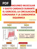 Capitulo 21. Flujo Sanguineo Muscular y Gasto Cardiaco Durante El Ejercicio, La Circulacion Coronaria y La Cardiopatia Isquemica