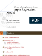 The Simple Regression Model