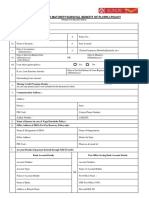 Maturity-Survival Claim Form