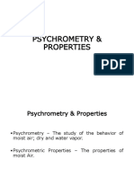 Presentation On Psychrometry and Air Conditioning Updated