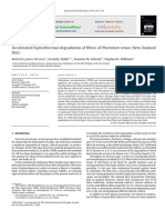 Accelerated Hydrothermal Degradation of Fibres of Phormium Tenax (New Zealand Ax)