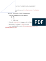 Implementation of Double Plate