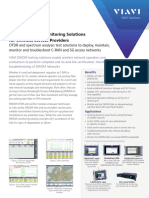 DWDM Test and Monitoring Solutions Wireless Service Providers Brochures en