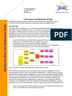 An Algorithm For Robust Gear Modifications Design