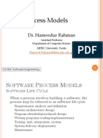 Process Models: Dr. Hameedur Rahman