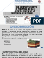 Teorías Del Comportamiento Físico y Mecánico de Los Suelos en El Campo de La Ingeniería de Puentes