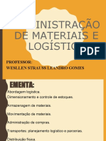 Logistica - Ementa