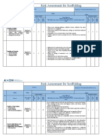 Risk Assessment For Scaffolding