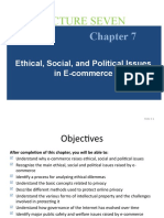 Lecture Seven: Ethical, Social, and Political Issues in E-Commerce