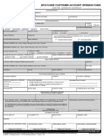 EPaycard - Customer Account Opening Form - 2015