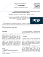 Diatomite As High Performance and Environmental Friendly Catalysts For Phenol Hydroxylation With H O