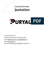 Puryau Pricing