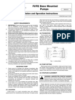 FI/FE Base Mounted Pumps: Installation and Operation Instructions