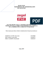 Plan de Mejora para La Optimización Del Proceso Productivo en La Fabricación de Productos Acrílicos de La Empresa Zeta Acrílicos y Publicidad