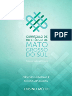 Organizador Curricular Do MS de Ciencias Humanas e Sociais Aplicadas