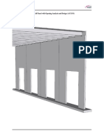 Reinforced Concrete Tilt Up Wall With Opening Panel Analysis Design ACI551