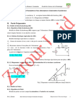 TP03: Détermination Des Paramètres D'un Alternateur (Génératrice Synchrone) I