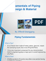 Fundamentals of Piping Design & Material: By. Effendi Sitanggang