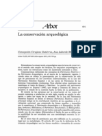 Cirujano, C. y Laborde, A. Conserv. Arqueológica. 2001