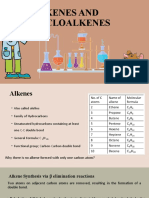 Alkenes and Cycloalkenes