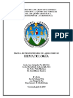 Manual de Prácticas de Laboratorio de Hematología