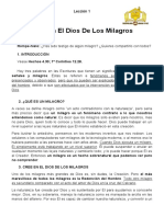 Cree en El Dios de Los Milagros Lec-1-52-Week