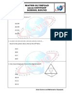 ASMO 2019 Maths Grade 2