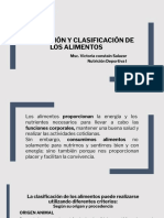 Tema 2 Función y Clasificación de Los Alimentos