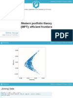 Finance With Python and MPT